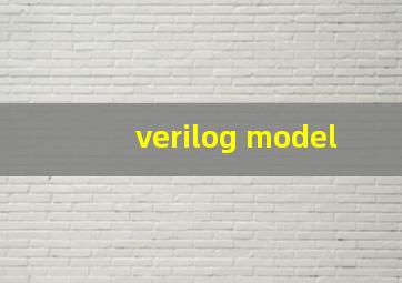 verilog model